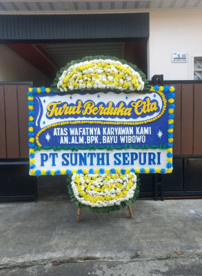 Papan Bunga Duka di Senggi